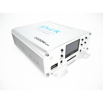 SHARK 2000W Powerful Bluetooth Function 4.1 Channels Motorcycle Amplifier(AMPLIFIER ONLY, EXCLUDE SPEAKERS)